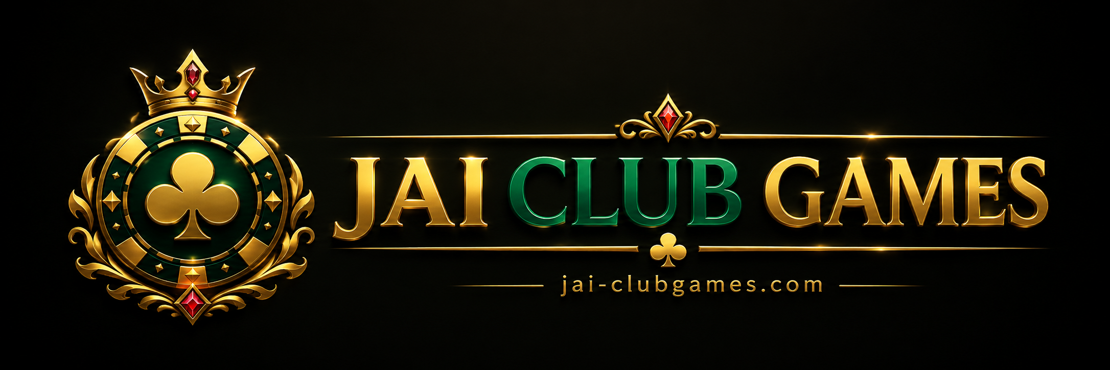 Jai Club Games green and gold brand mark