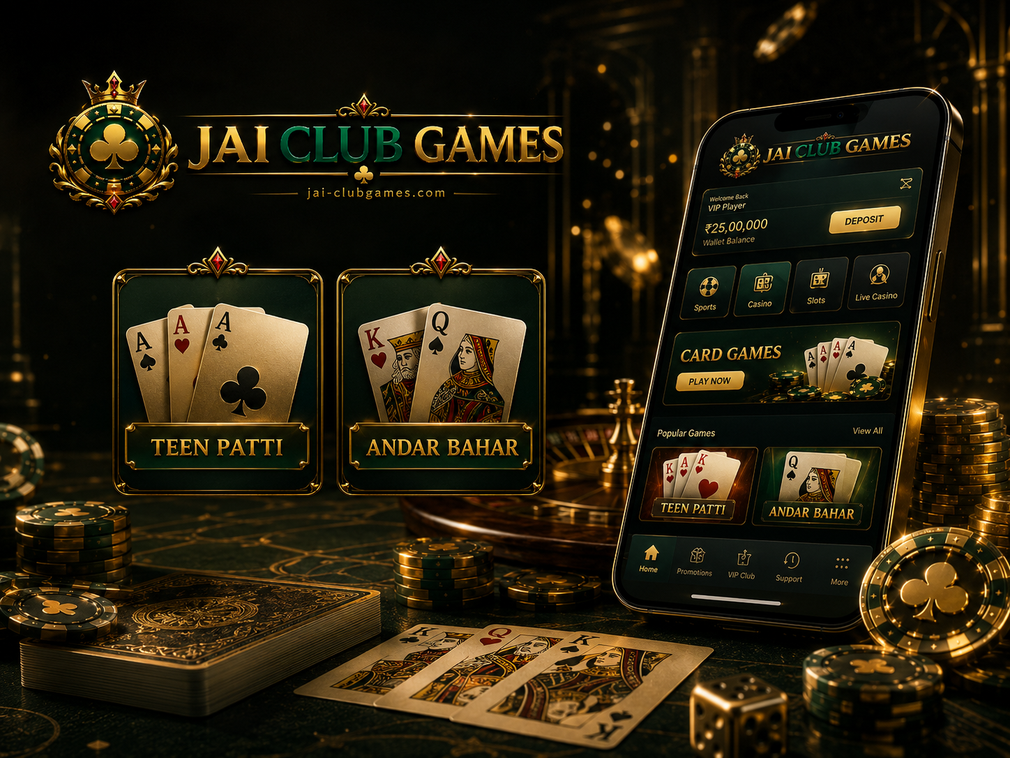 Jai Club Games account safety screen with shield lock and mobile panel